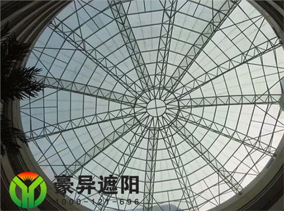 玻璃頂建筑遮陽,豪異上海戶外電動天幕遮陽棚,4000-121-696