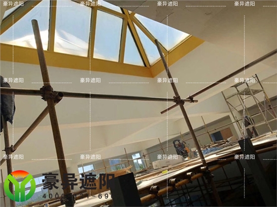 FSS電動天棚遮陽簾工程案例,豪異遮陽,4000-121-696